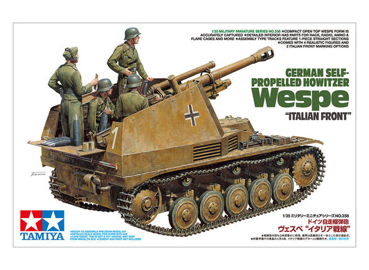 Tamiya 1/35th scale - German Self-Propelled Howitzer Wespe