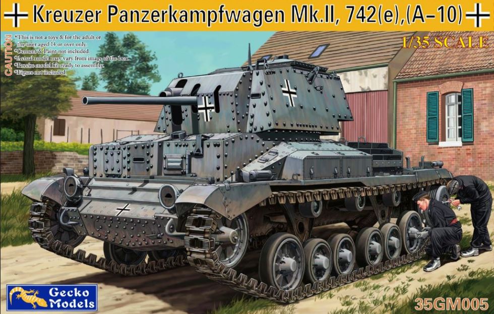Gecko Models 1/35 Kreuzer Panzerkampfwagen Mk.II, 742(e),A-10