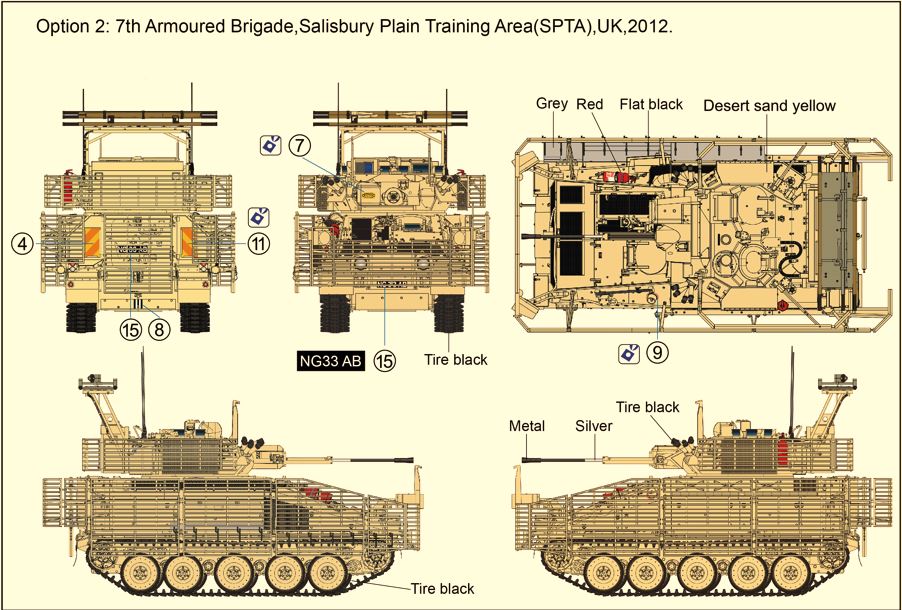 Gecko Models 1/35 British FV107 CVR(T) Scimitar Mk. 2 TES