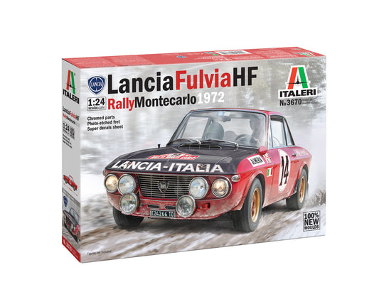 Italeri 1/24th scale Lanci Fulvia HF Rally Montecarlo 1972