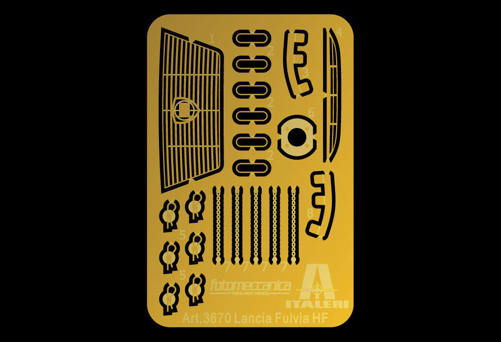 Italeri 1/24th scale Lanci Fulvia HF Rally Montecarlo 1972