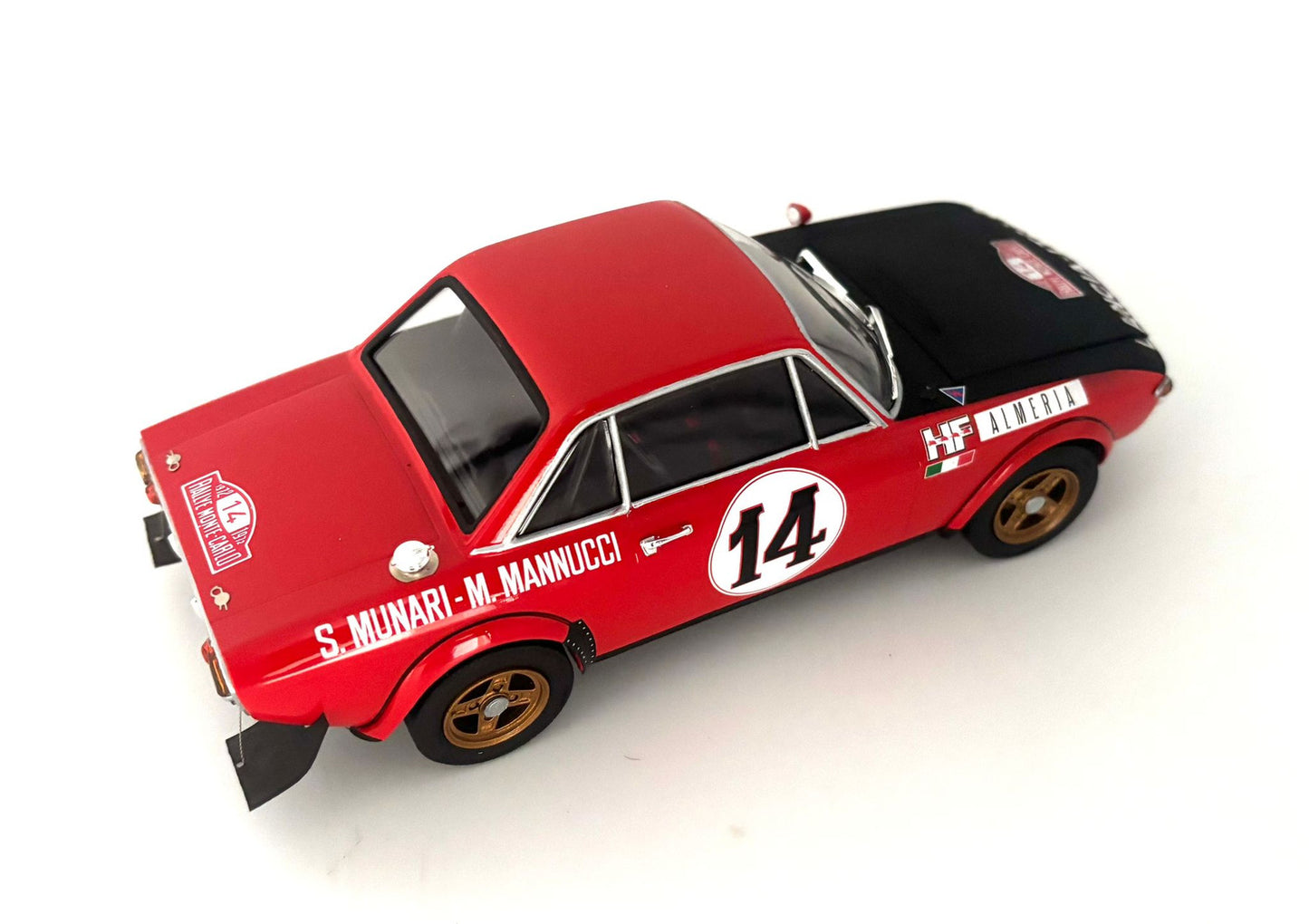 Italeri 1/24th scale Lanci Fulvia HF Rally Montecarlo 1972