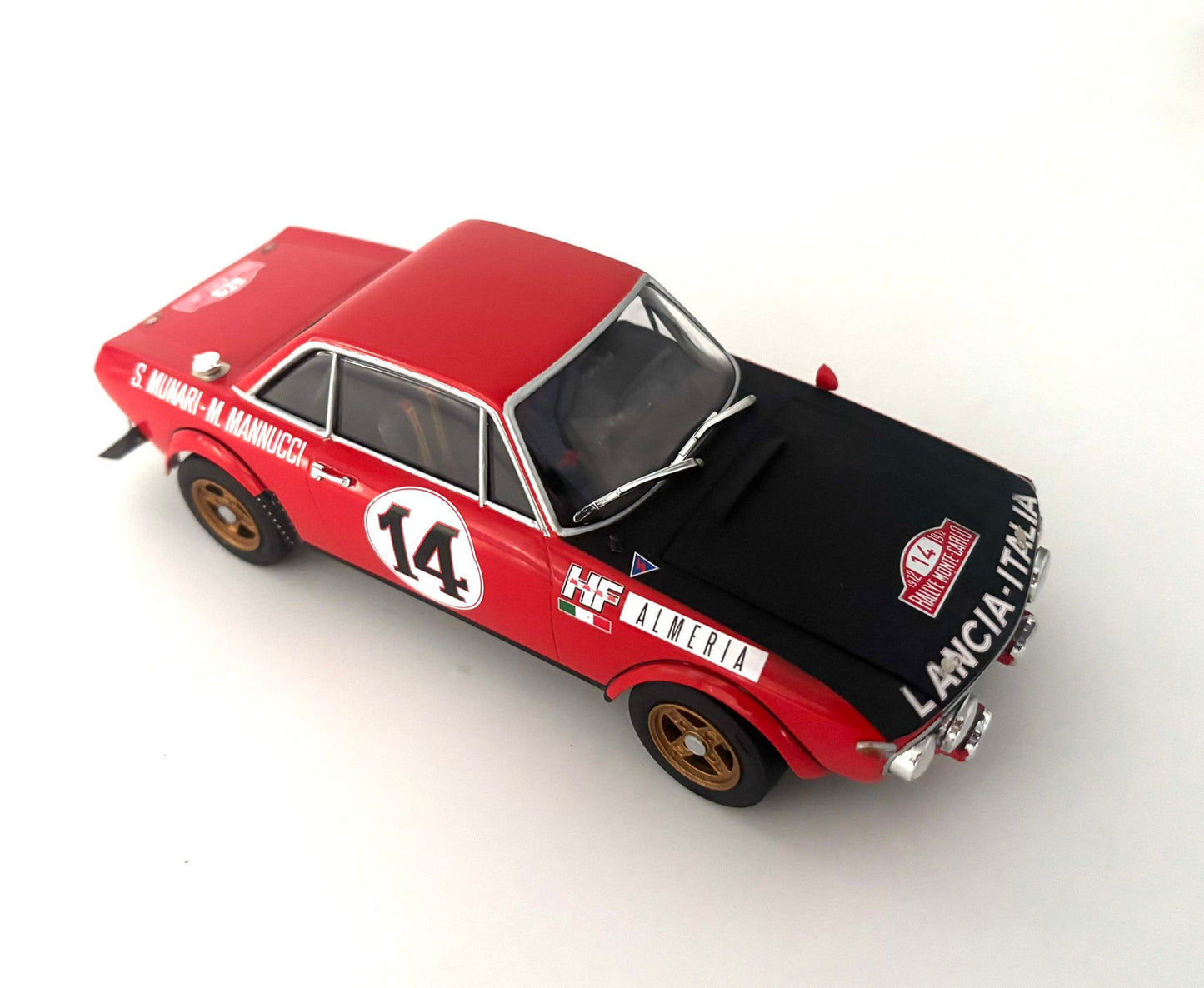 Italeri 1/24th scale Lanci Fulvia HF Rally Montecarlo 1972