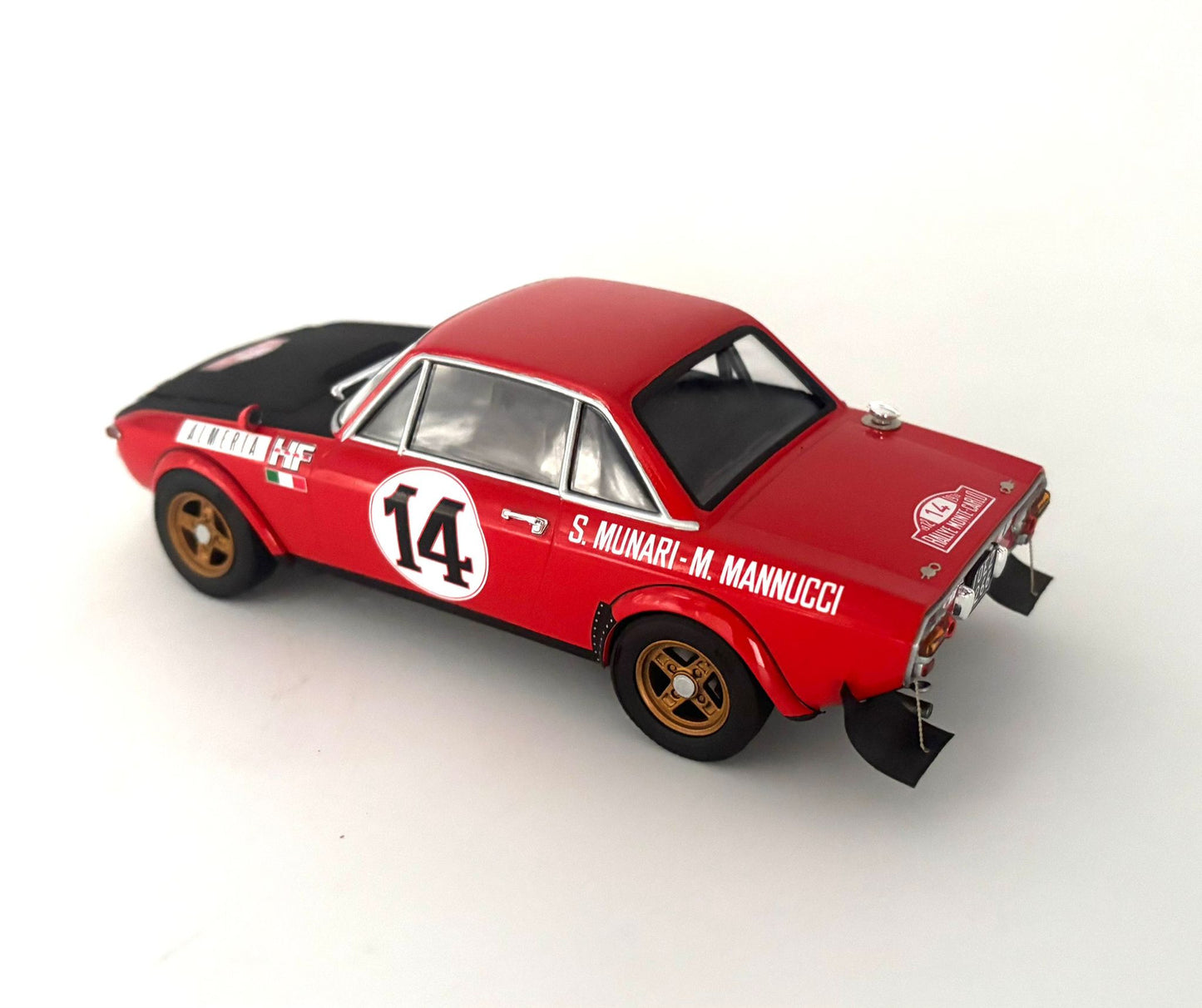 Italeri 1/24th scale Lanci Fulvia HF Rally Montecarlo 1972
