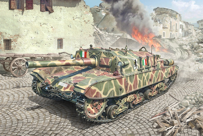Italeri 1/35th Scale Semovente M43 da 105/25 Bassotto