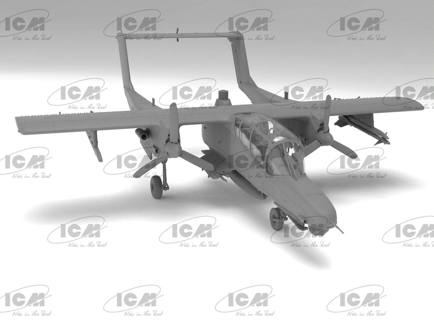 ICM 1/48th scale 1991 'Desert Storm' OV-10A and OV-10D+ (2 kits in 1 box)