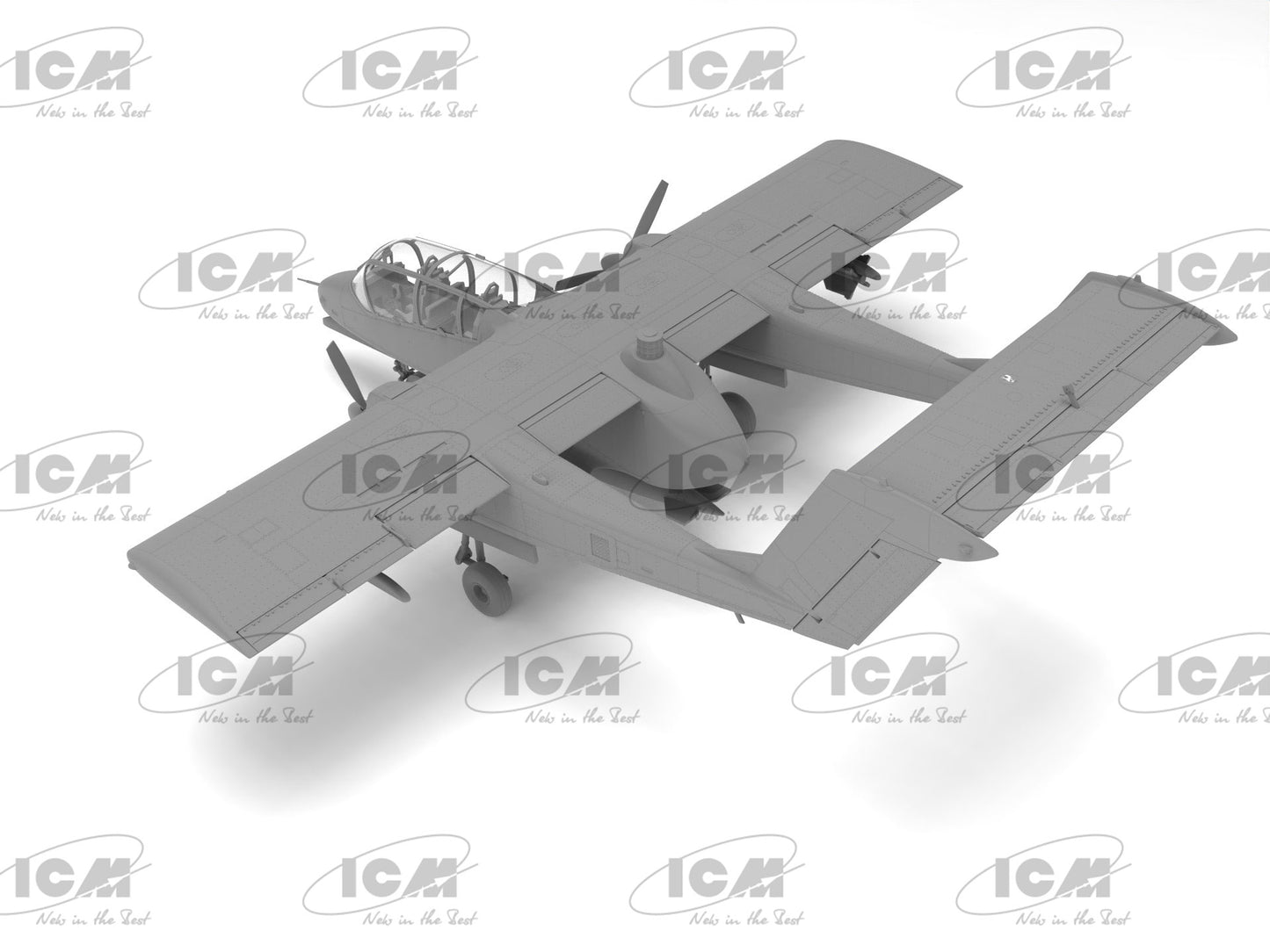 ICM 1/48th scale 1991 'Desert Storm' OV-10A and OV-10D+ (2 kits in 1 box)