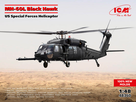 ICM 1/48th scale MH-60L Black Hawk US Special Forces