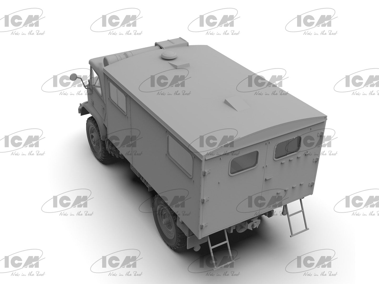 ICM 1/35th scale Unimog S 404 with Box Body