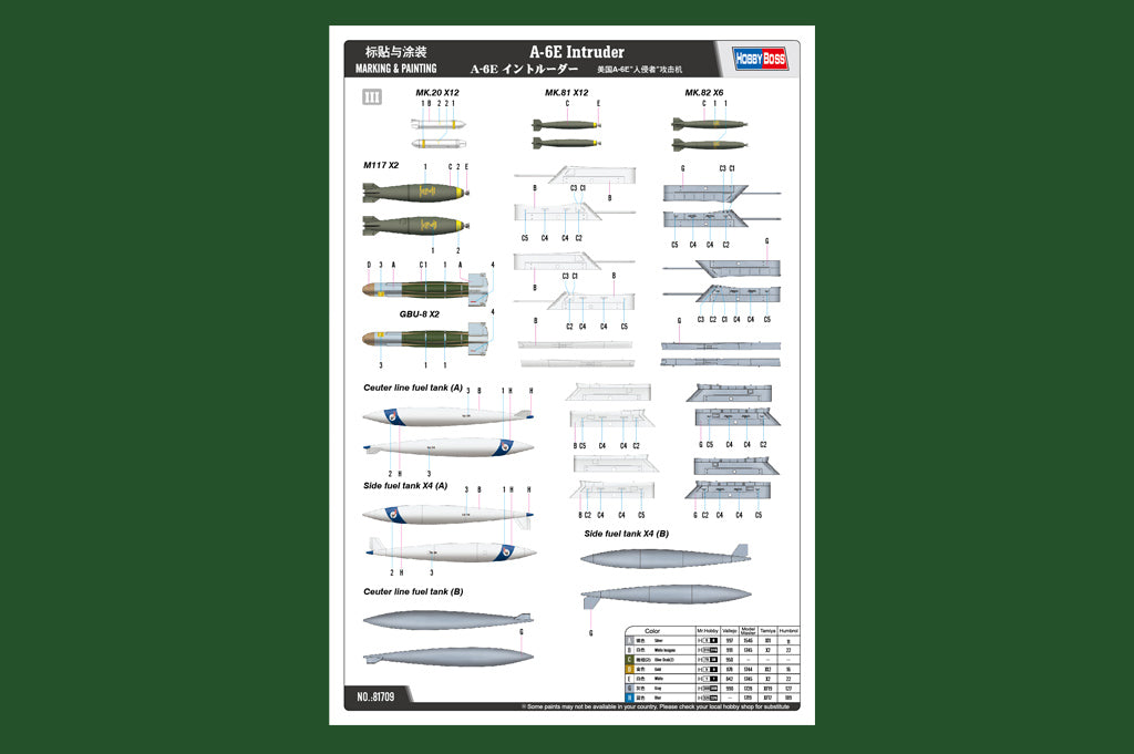 HobbyBoss 1/48th scale A-6E Intruder