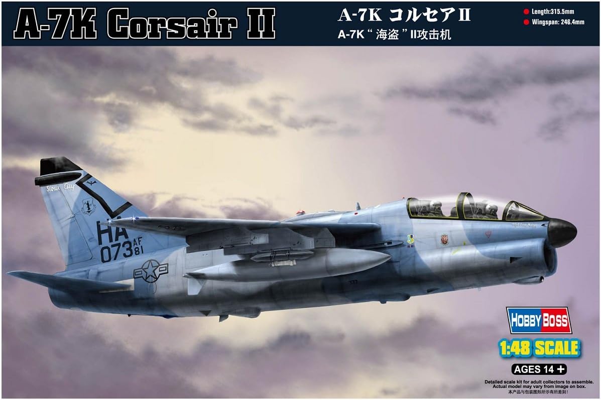 HobbyBoss 1/48th scale A-7K Corsair II