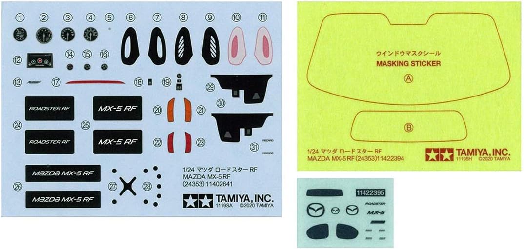 Tamiya 1/24th scale Mazda Roadster RF
