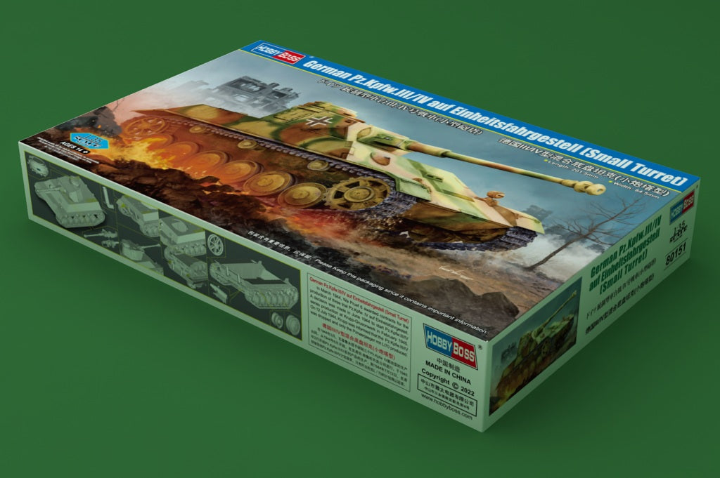 HobbyBoss 1/35th scale German Pz.Kpfw. III/IV (Small Turret)
