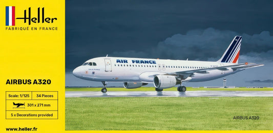 Heller 1/125th scale A320 Air France