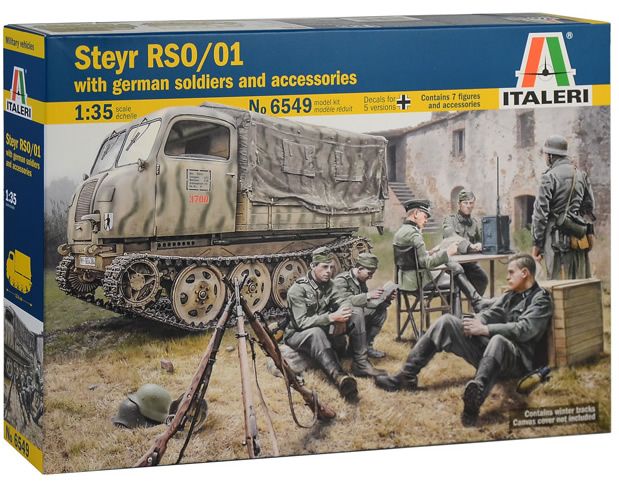 Italeri 1/35th scale Steyr RSO/01 with German Soldiers