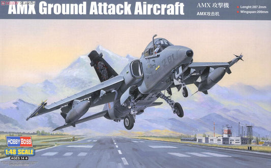 HobbyBoss 1/48th scale AMX A-11 Ghibli Ground Attack Aircraft