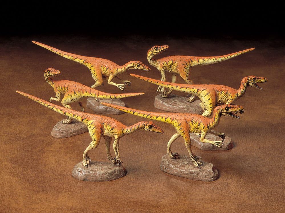 Tamiya 1/35th scale Velociraptors pack of Six