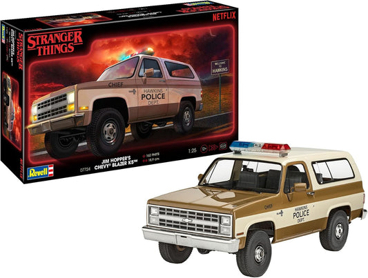 Revell 1/25th scale 1985 Jim Hopper's Chevrolet K5 Blazer: Stranger Things