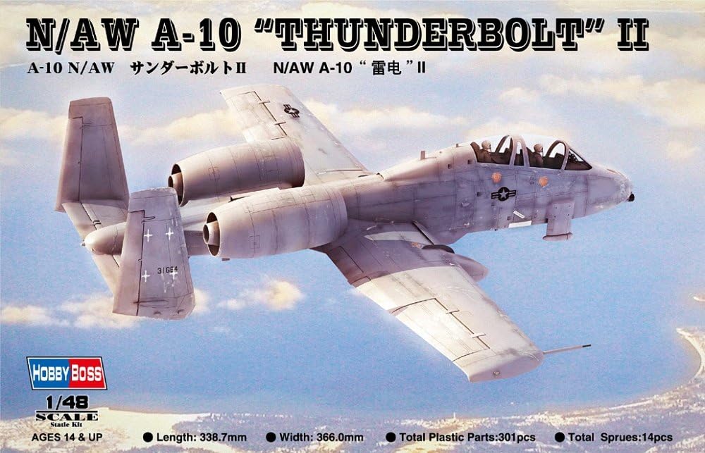 HobbyBoss 1/48th scale N/AW A-10 Thunderbolt II