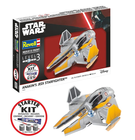 Revell 1/58th scale Star Wars Anakin's Jedi Starfighter Starter Set