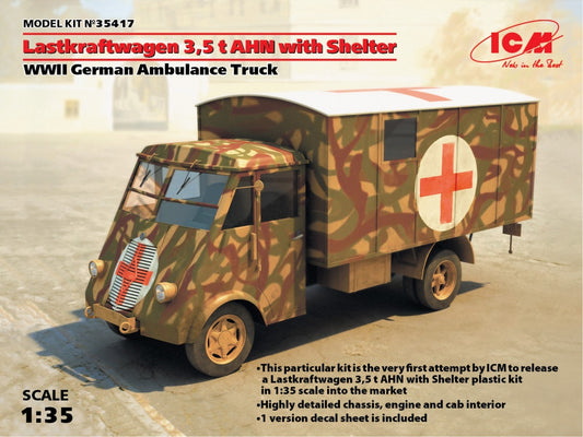 ICM 1/35 scale Lastkraftwagen 3,5t AHN with shelter