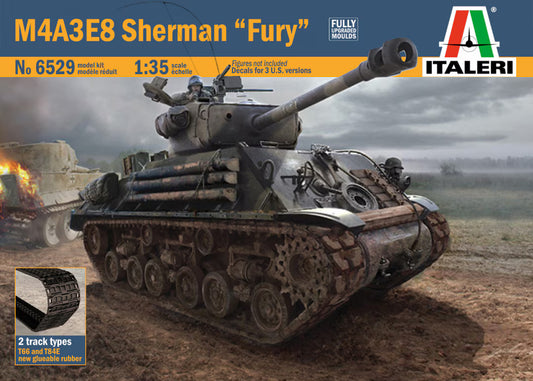Italeri 1/35th scale M4A3E8 Sherman "Fury"