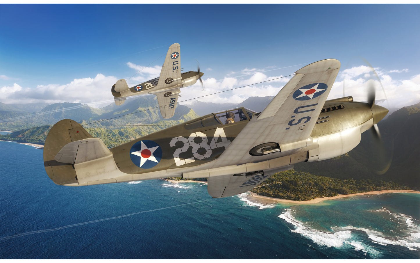Airfix 1/72nd Scale Curtiss P-40B Warhawk