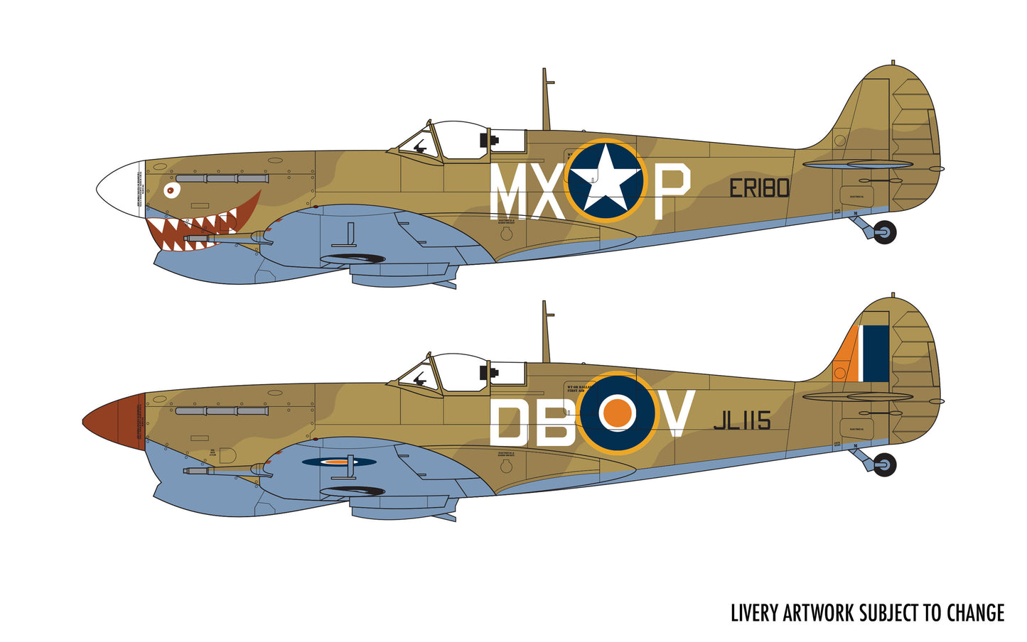 Airfix 1/72nd Scale Supermarine Spitfire Mk.Vc