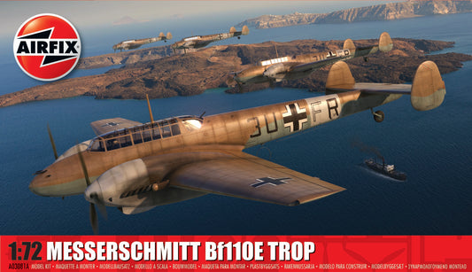 Airfix 1/72nd Scale Messerschmitt Bf110E/E-2 TROP