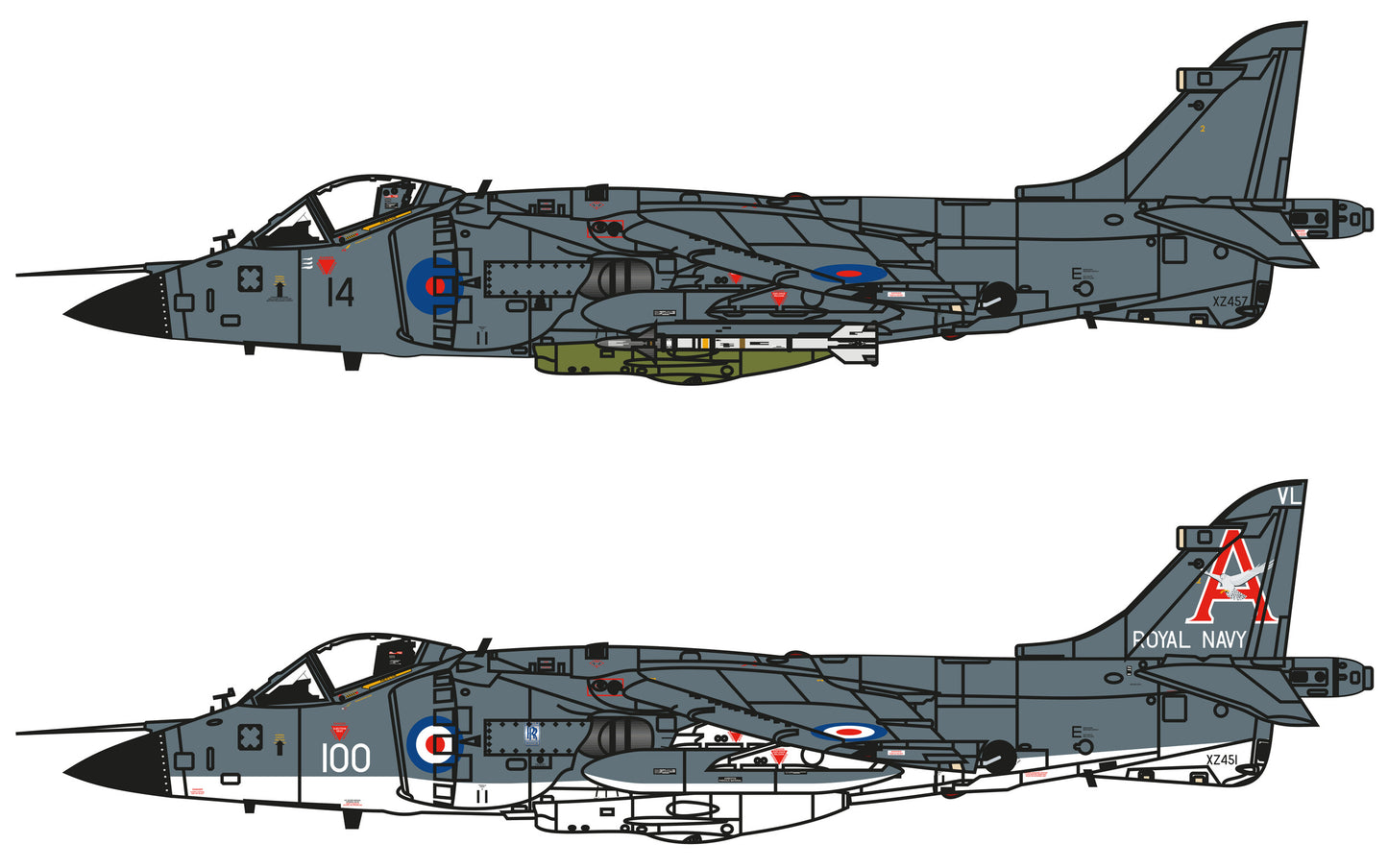 Airfix 1/72nd scale BAE Sea Harrier FRS1 1/72