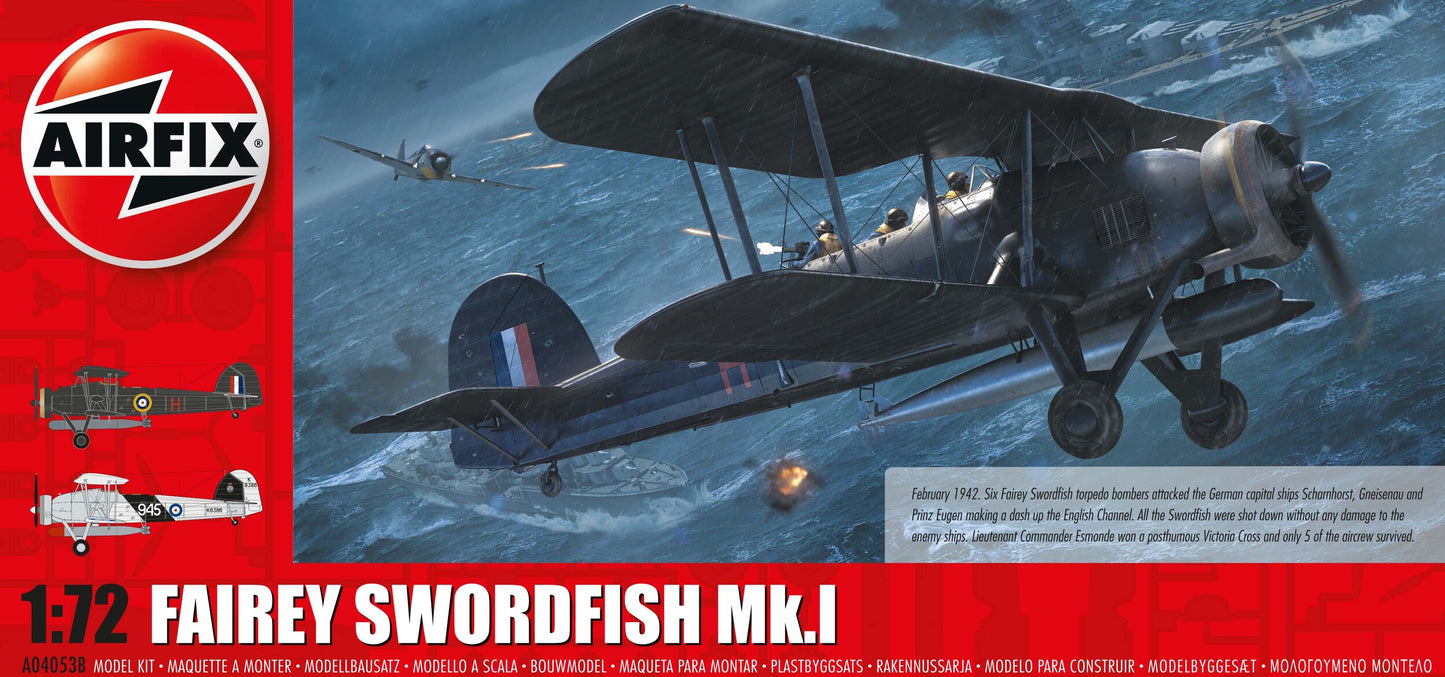 Airfix 1/72nd scale Fairey Swordfish Mk.I