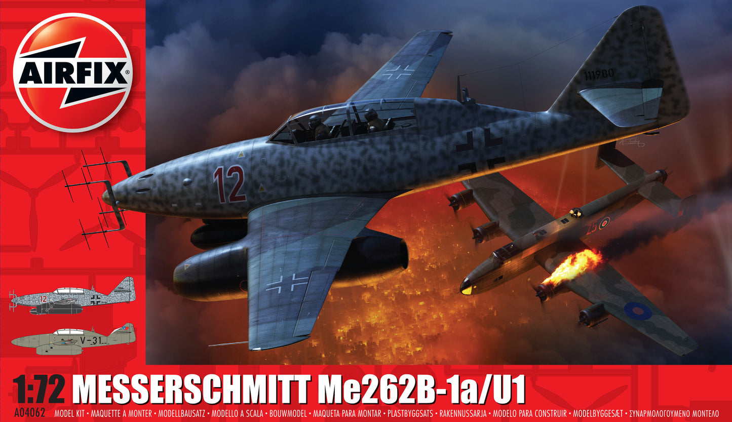 Airfix 1/72nd scale Messerschmitt Me262B-1a/U1