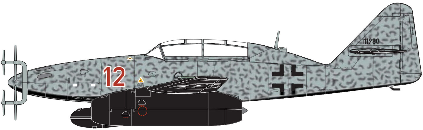 Airfix 1/72nd scale Messerschmitt Me262B-1a/U1