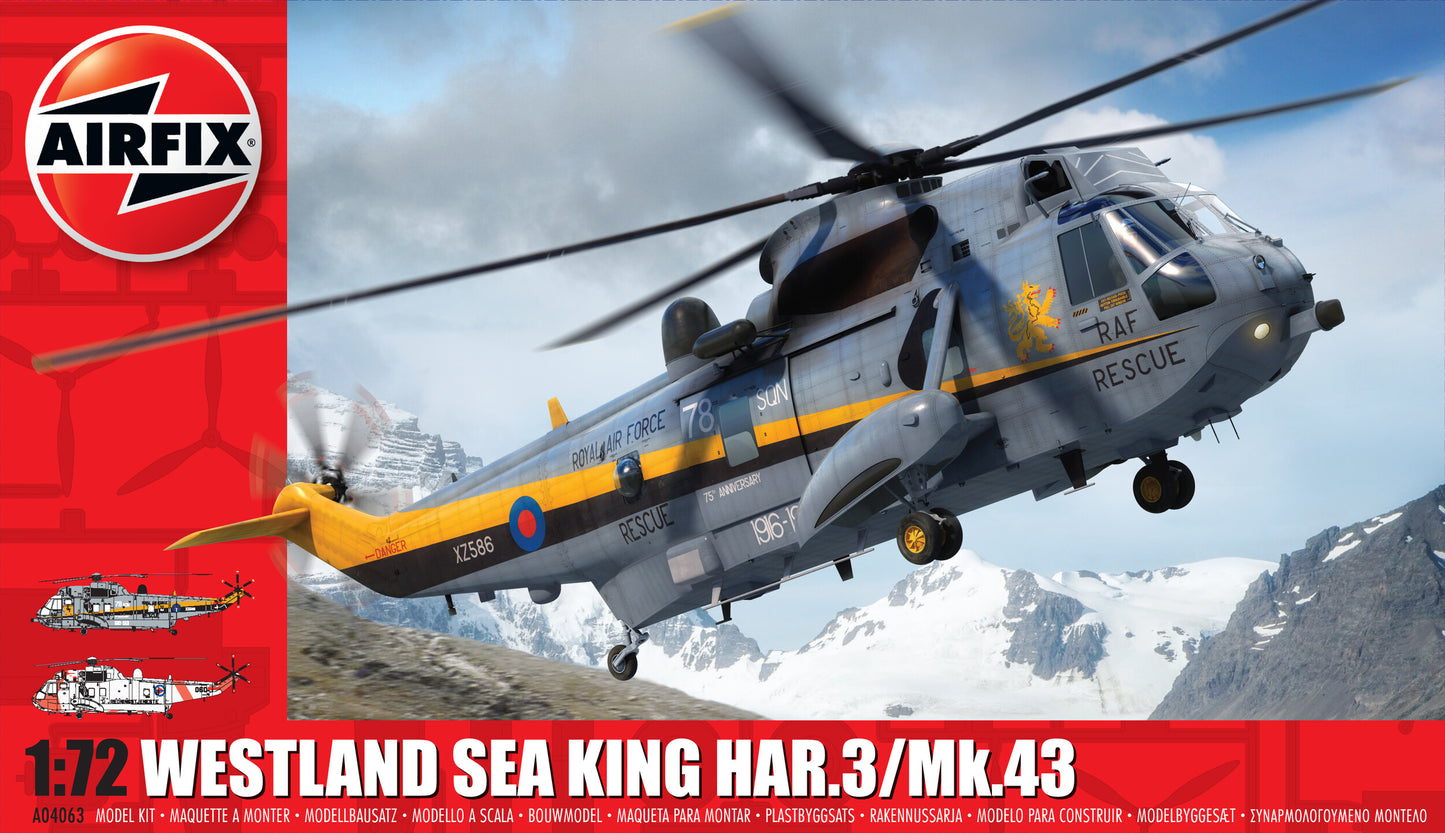 Airfix 1/72nd scale Westland Sea King HAR.3/Mk.43