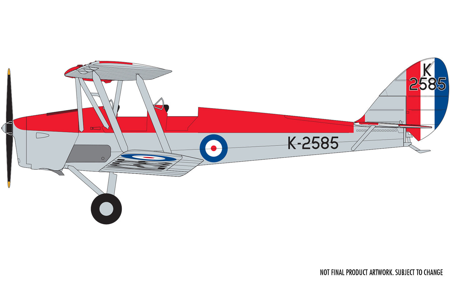 Airfix 1/48th scale de Havilland D.H.82a Tiger Moth