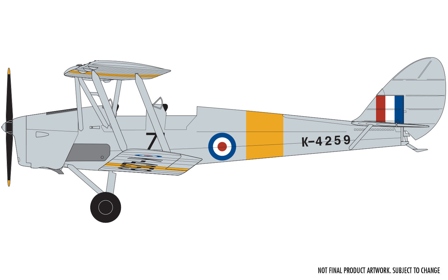 Airfix 1/48th scale de Havilland D.H.82a Tiger Moth