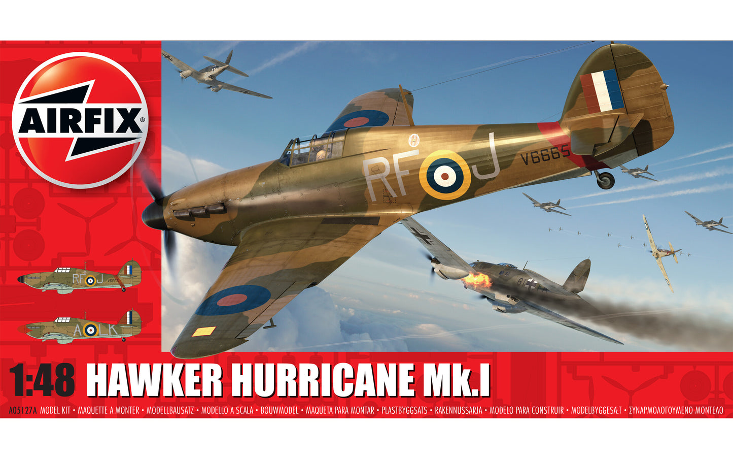 Airfix 1/48th scale Hawker Hurricane Mk.1