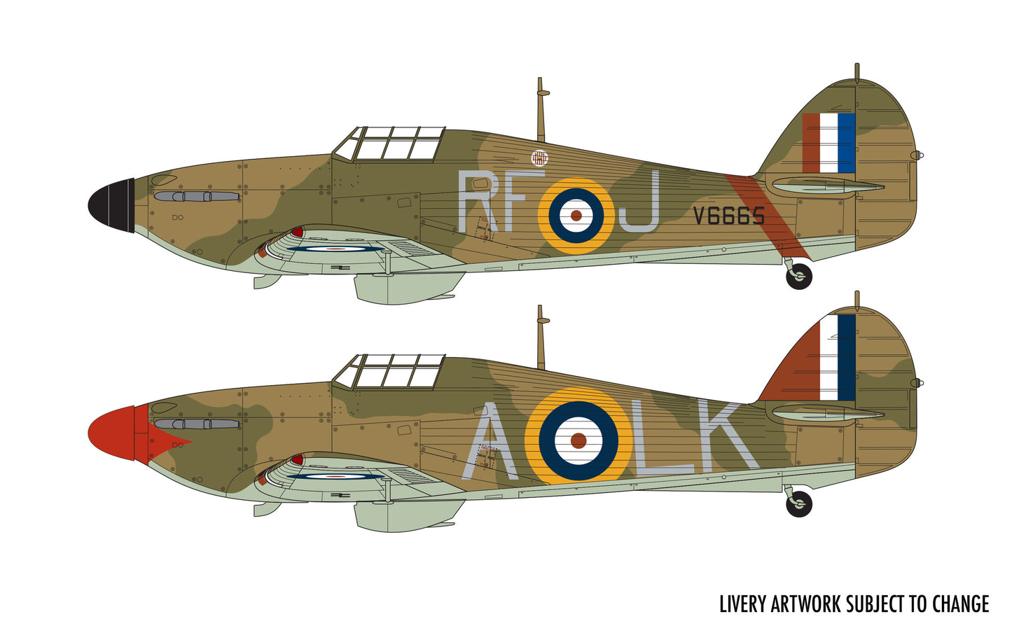 Airfix 1/48th scale Hawker Hurricane Mk.1