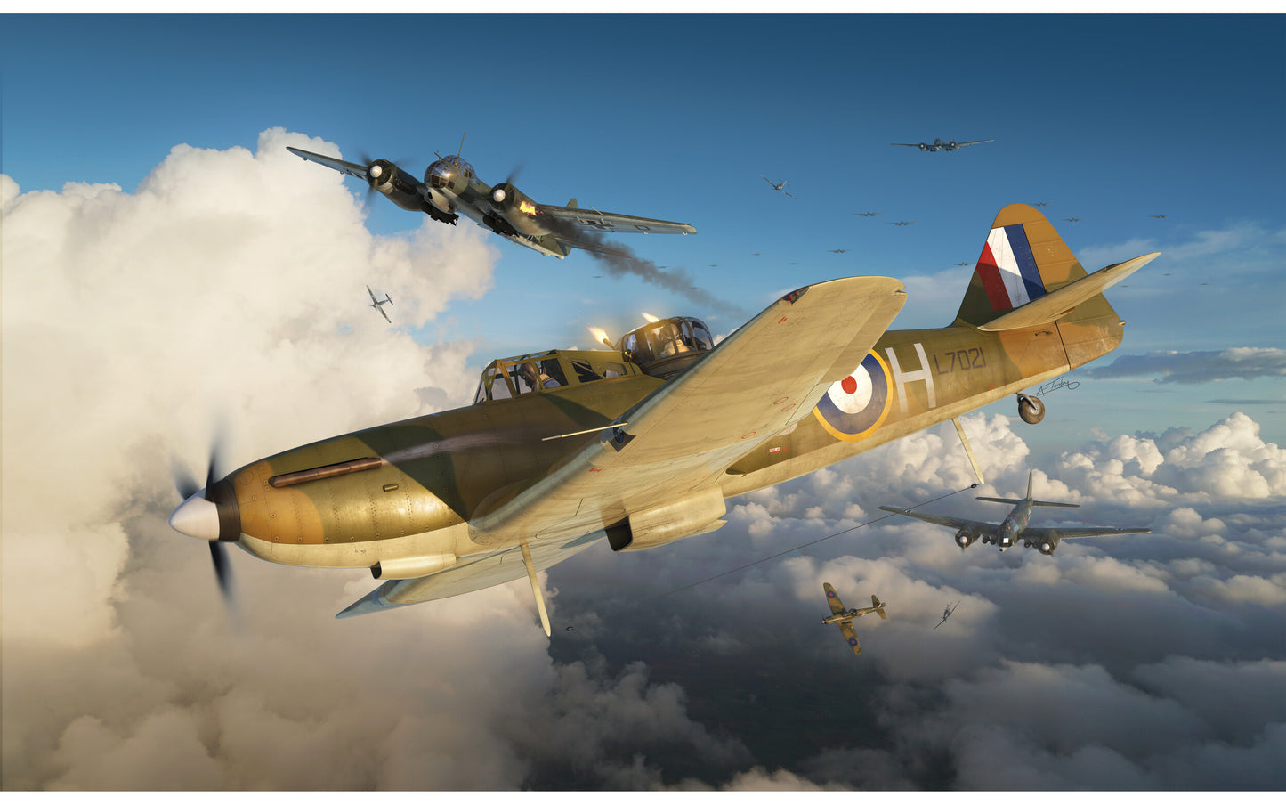 Airfix 1/48th scale Boulton Paul Defiant Mk.1