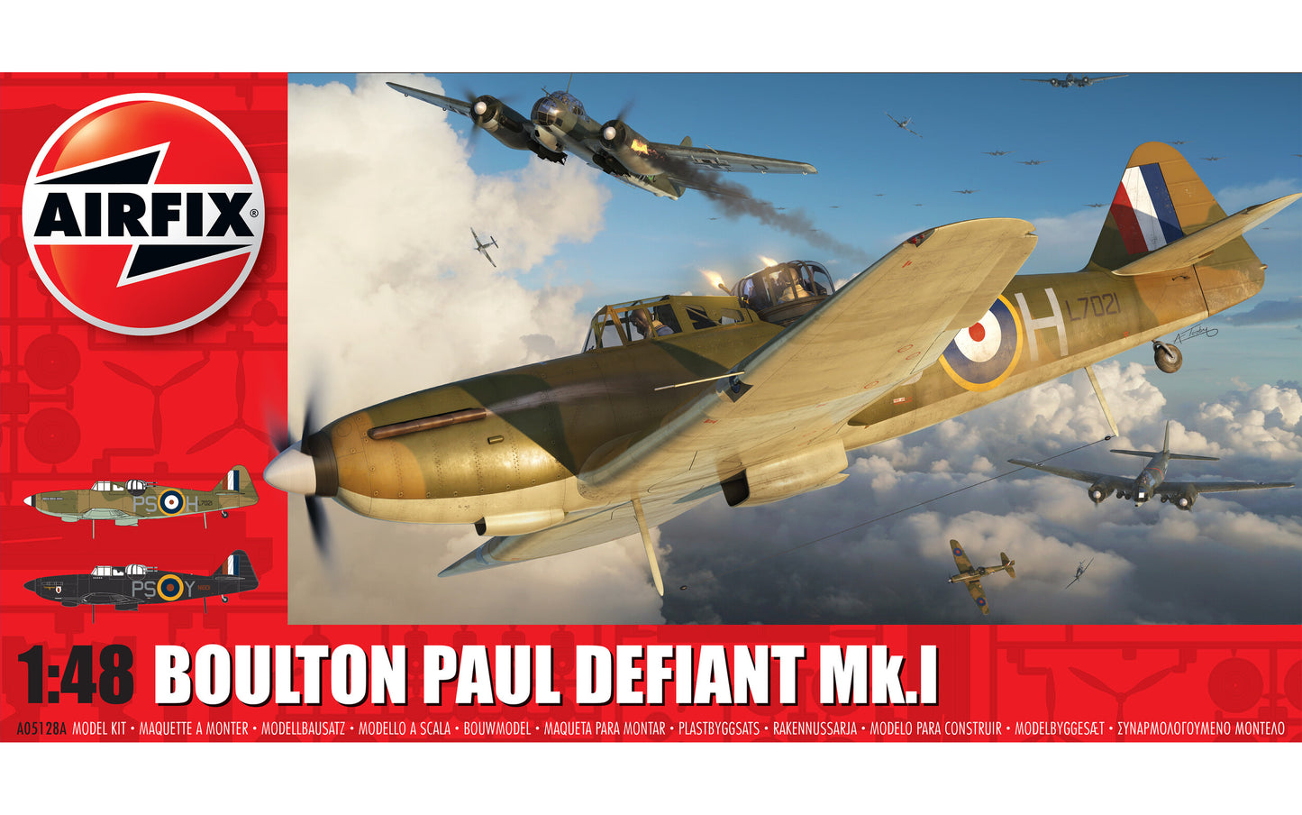 Airfix 1/48th scale Boulton Paul Defiant Mk.1