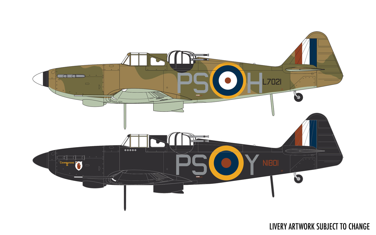 Airfix 1/48th scale Boulton Paul Defiant Mk.1