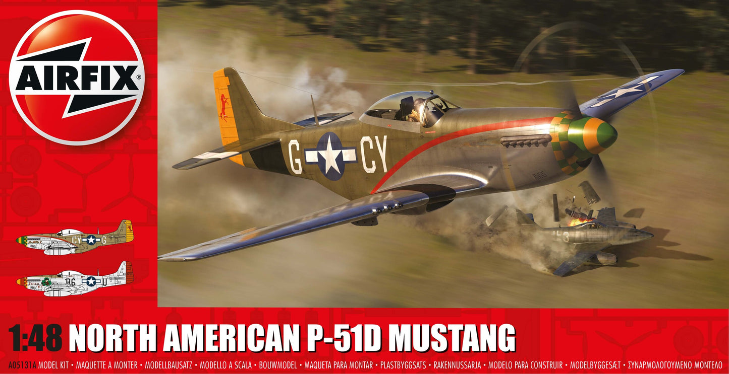 Airfix 1/48th scale North American P-51D Mustang