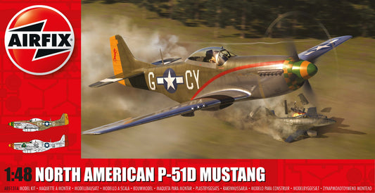 Airfix 1/48th scale North American P-51D Mustang