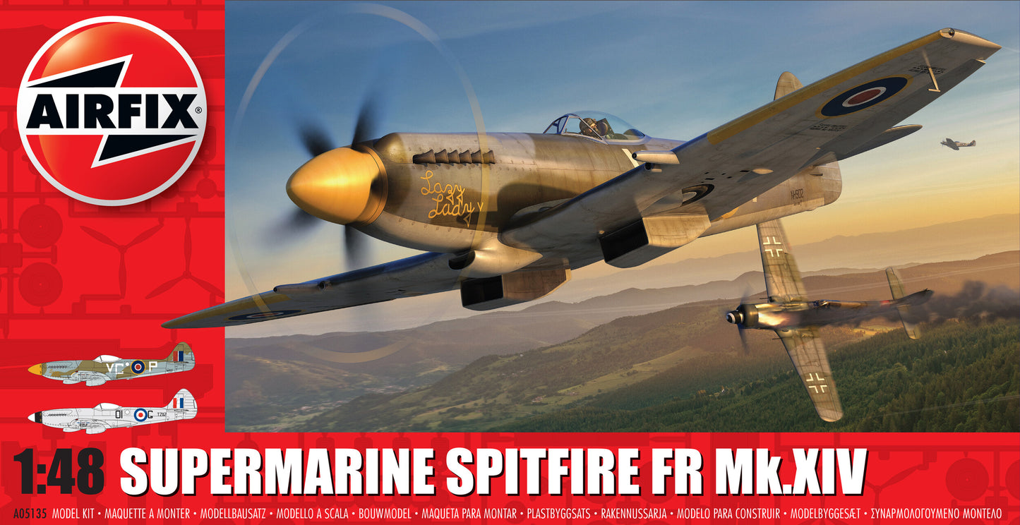 Airfix 1/48th scale Supermarine Spitfire FR Mk.XIV