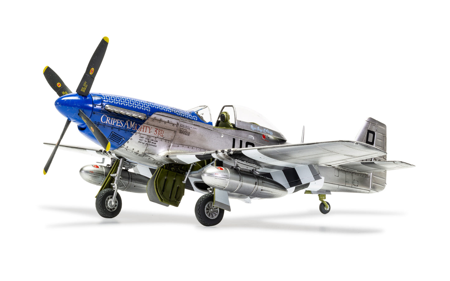 Airfix 1/48th scale North American P51-D Mustang (Filletless Tails)