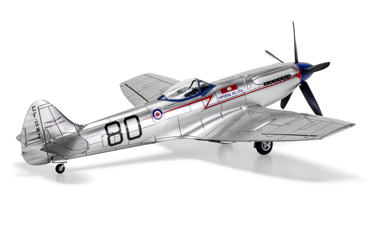 Airfix 1/48th scale Supermarine Spitfire MkXIV Civilian Schemes