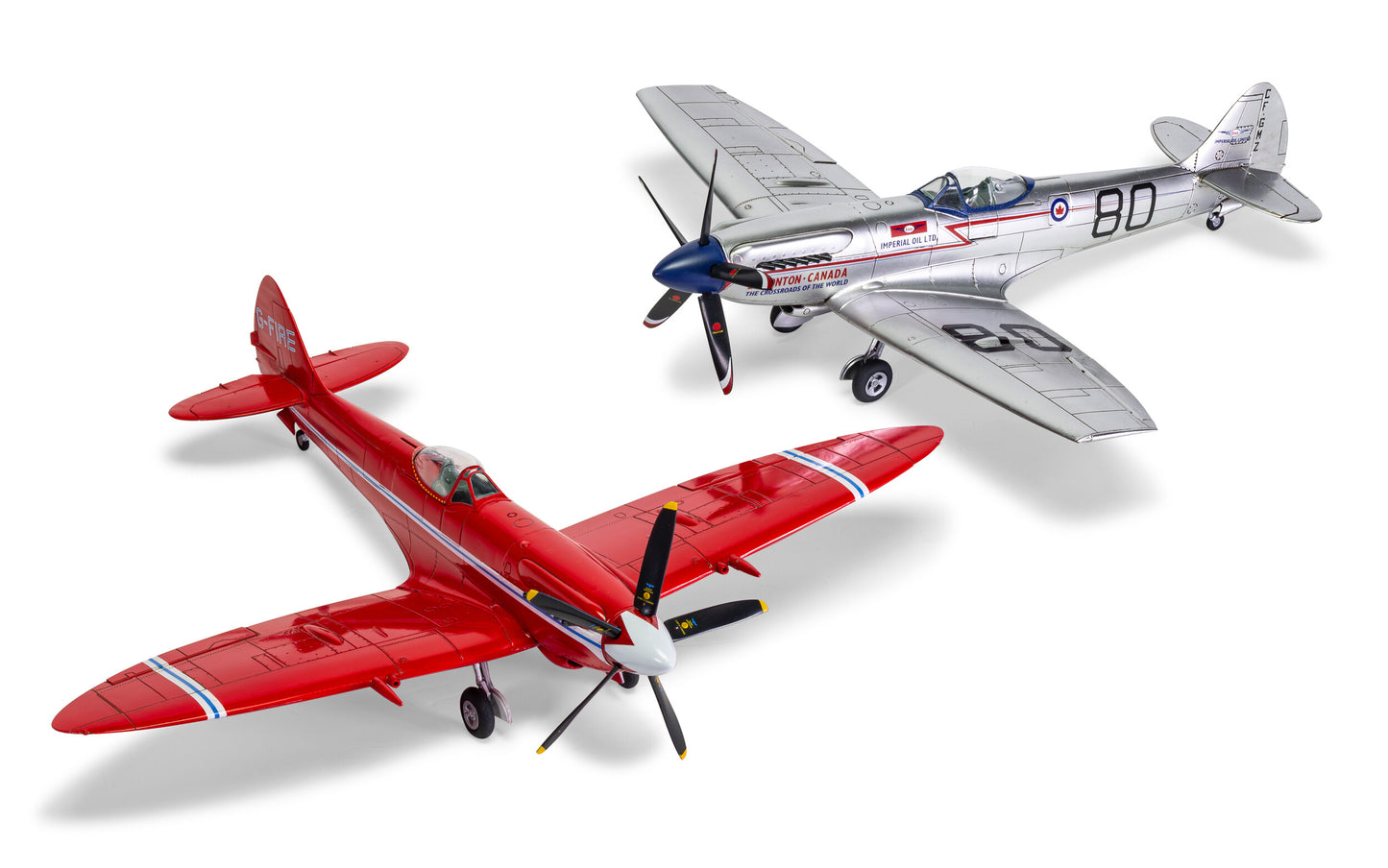 Airfix 1/48th scale Supermarine Spitfire MkXIV Civilian Schemes