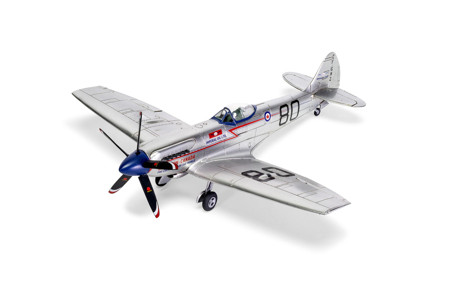 Airfix 1/48th scale Supermarine Spitfire MkXIV Civilian Schemes