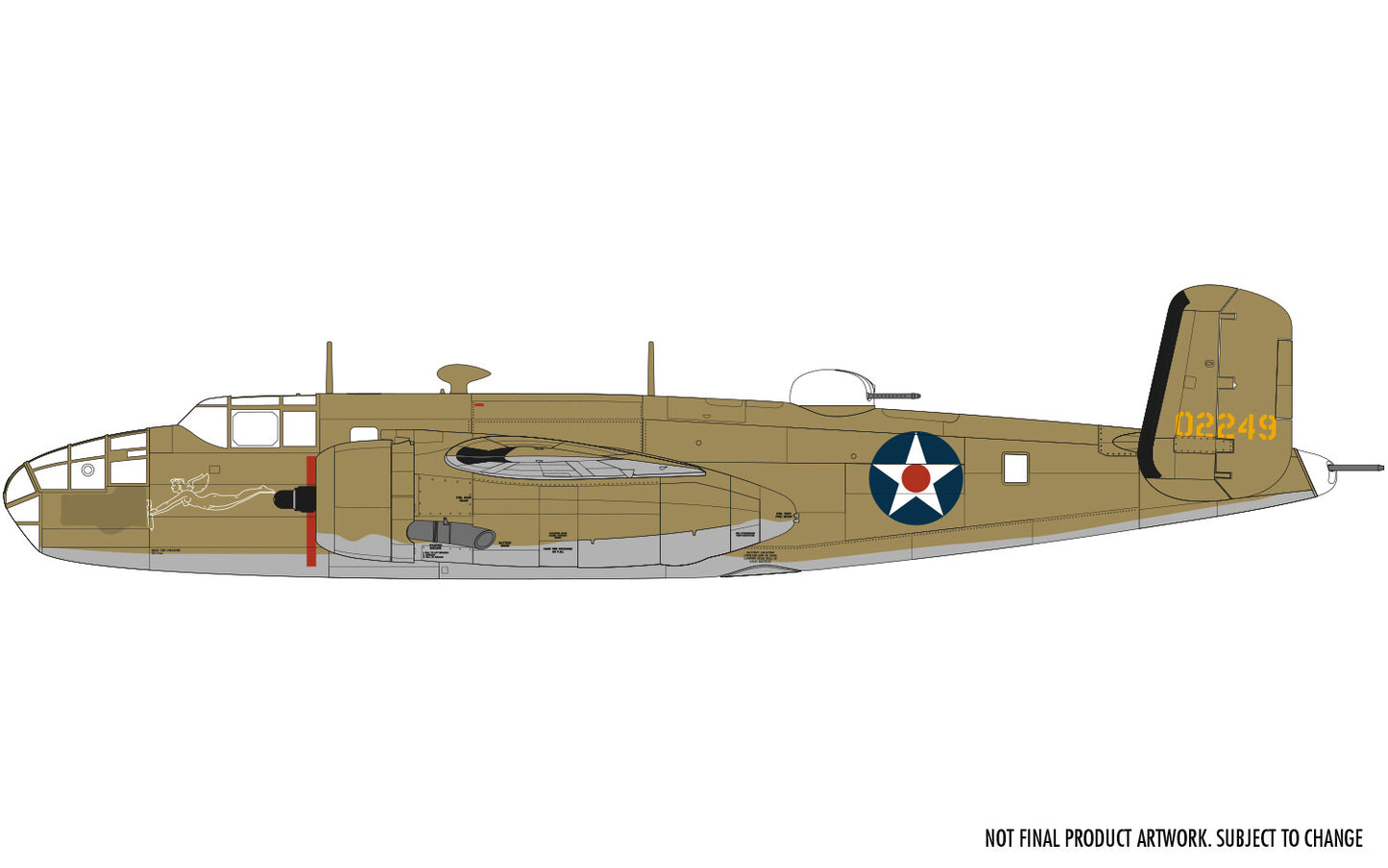 Airfix 1/72nd scale North American B25B Mitchell