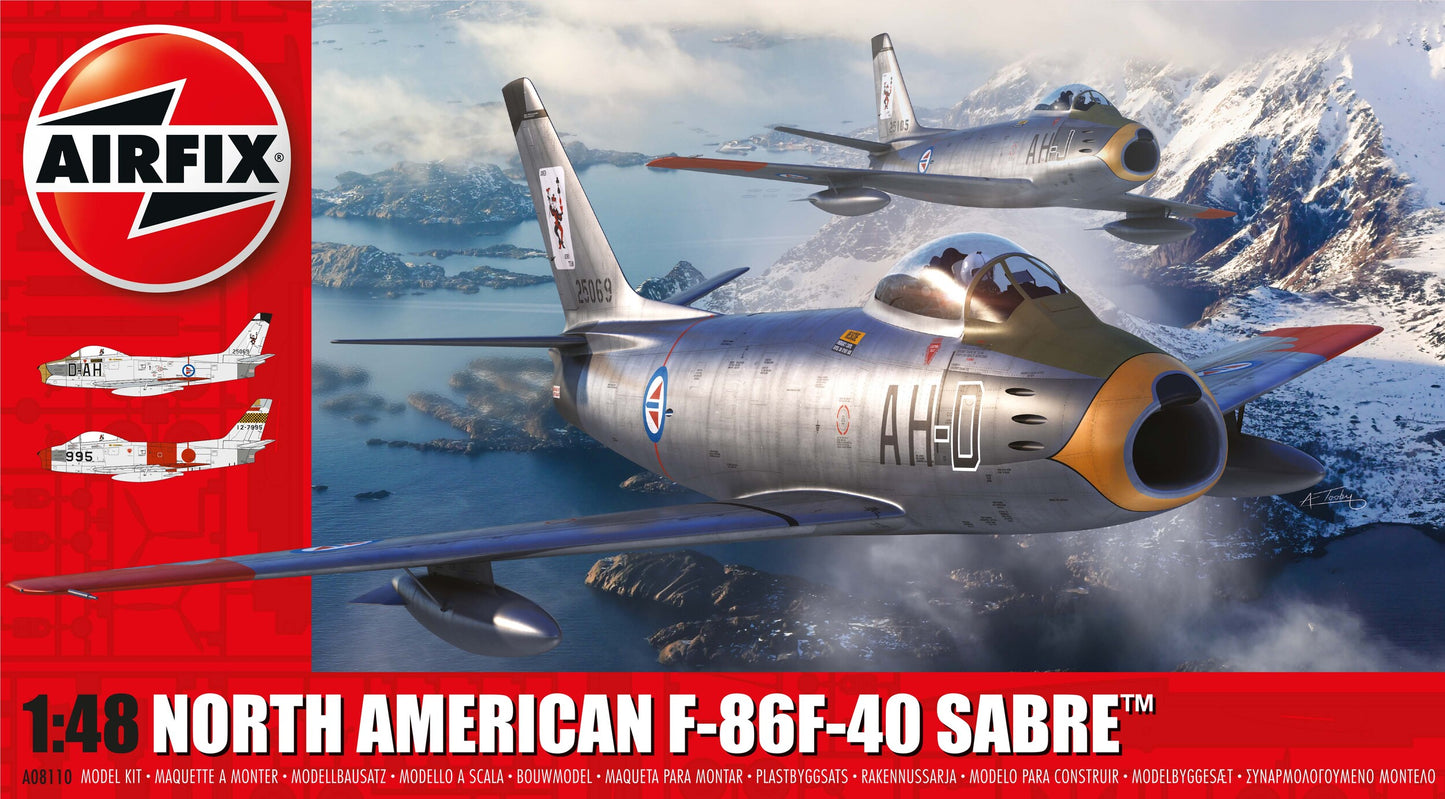 Airfix 1/48th scale North American F-86F-40 Sabre